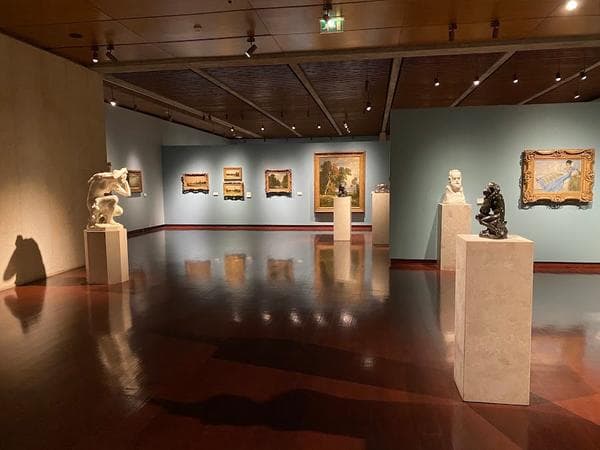 Dia de chuva de museu