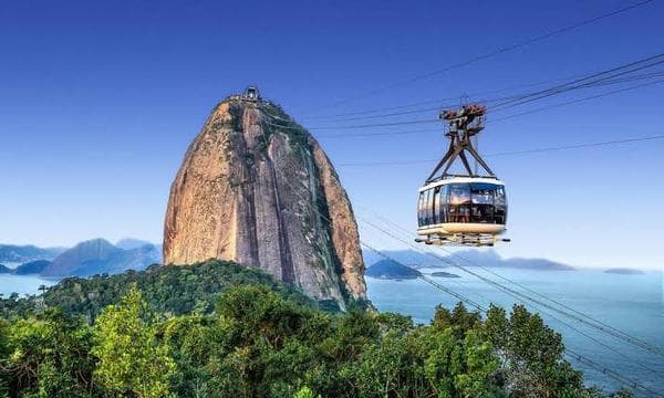 Cartão-postal em um dia